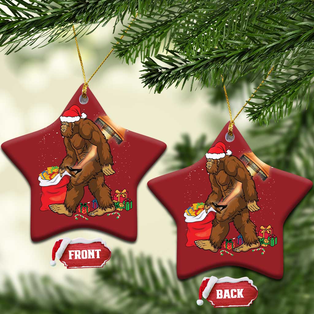 Bigfoot Xmas Christmas Ornament Xmas Movie Sasquatch Lovers TS10