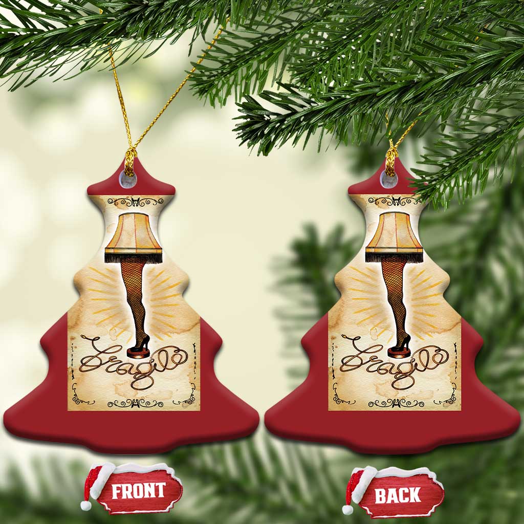 Funny Xmas Movie Christmas Ornament Fragile Leg Lamp TS10