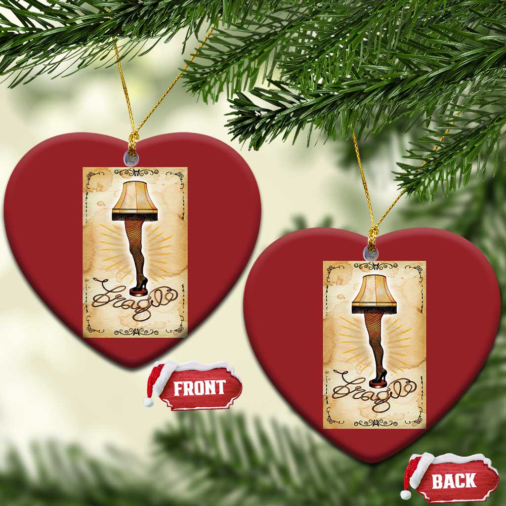 Funny Xmas Movie Christmas Ornament Fragile Leg Lamp TS10