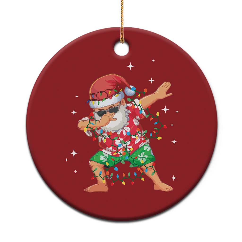Funny Christmas Ornament Dabbing Santa Boys Girls Men Xmas Dab Kid TS10