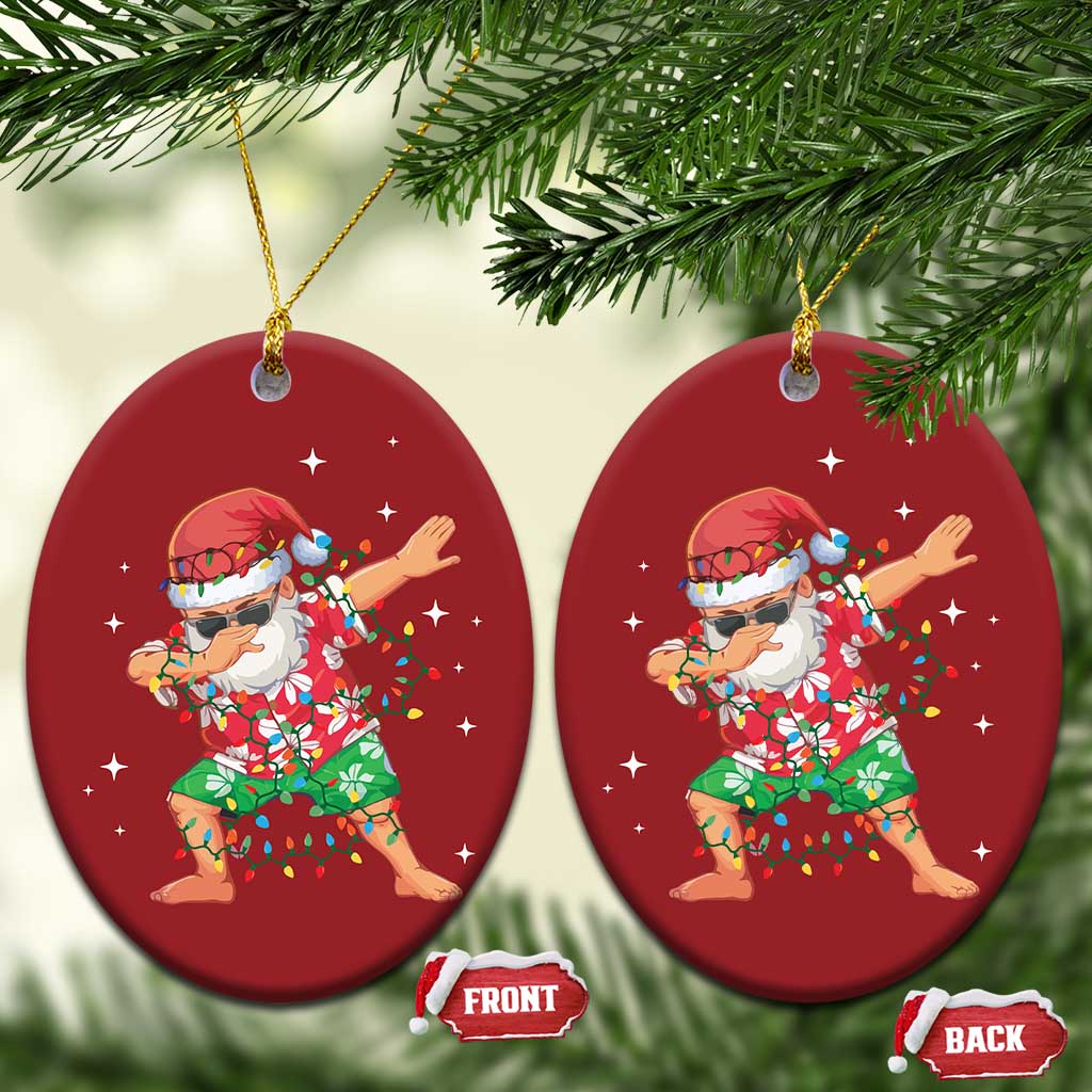 Funny Christmas Ornament Dabbing Santa Boys Girls Men Xmas Dab Kid TS10