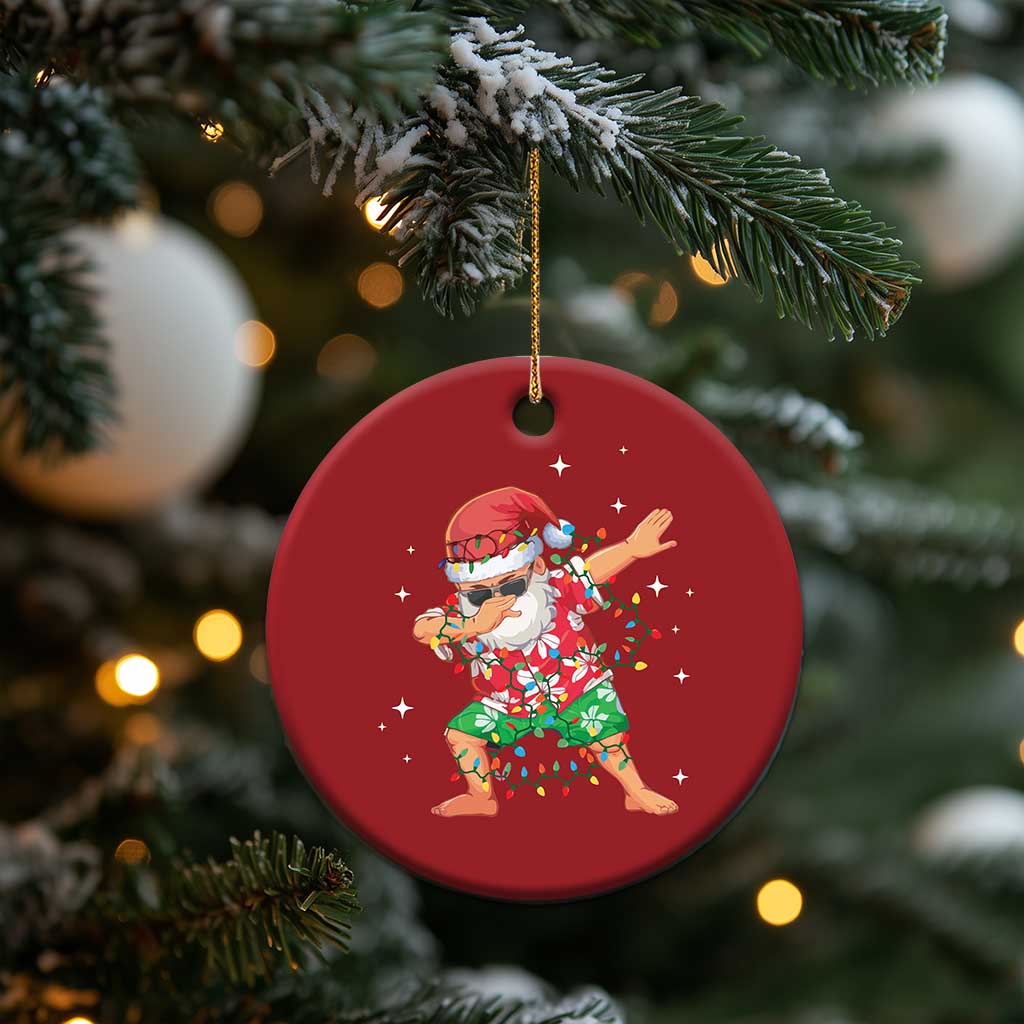 Funny Christmas Ornament Dabbing Santa Boys Girls Men Xmas Dab Kid TS10