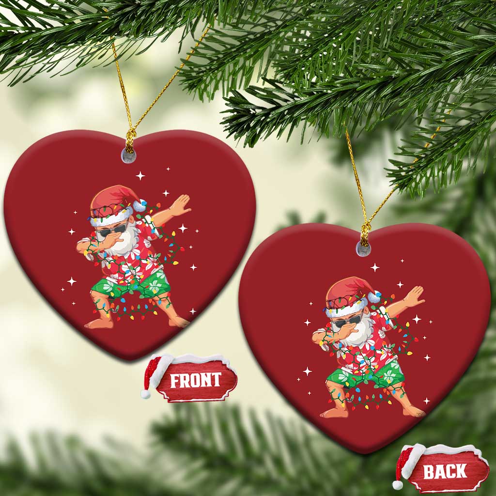 Funny Christmas Ornament Dabbing Santa Boys Girls Men Xmas Dab Kid TS10