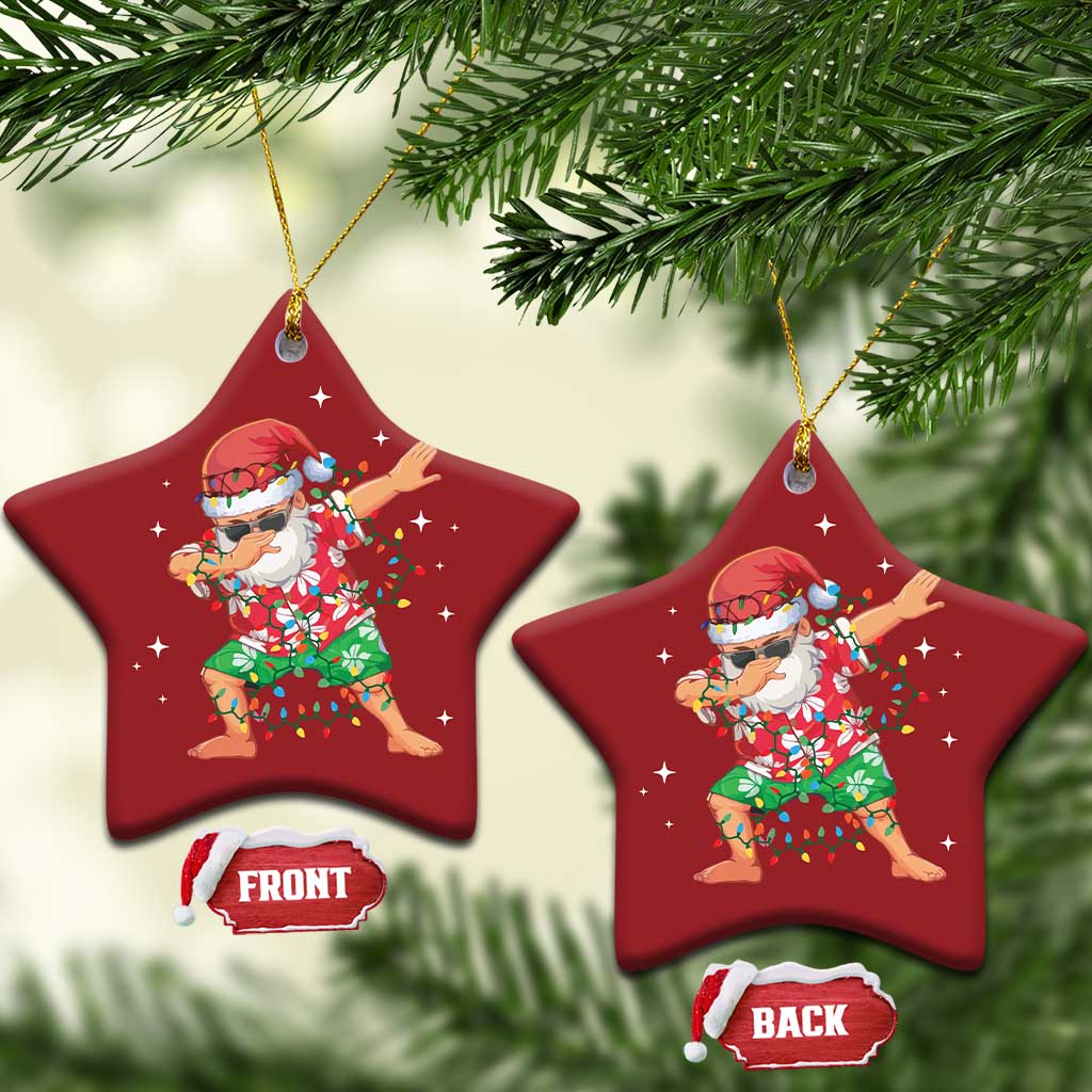 Funny Christmas Ornament Dabbing Santa Boys Girls Men Xmas Dab Kid TS10