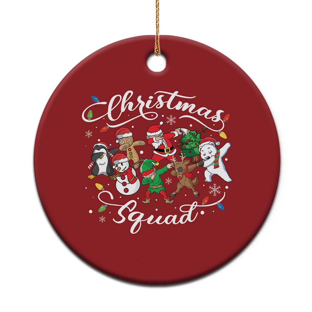 Xmas Squad Christmas Ornament Santa Dabbing Elf Family Matching Pajamas TS10