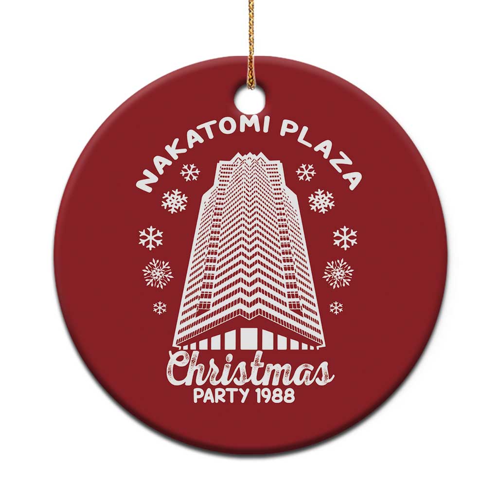 Nakatomi Plaza Party 1988 Classic Christmas Ornament Xmas Gift TS10