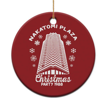 Nakatomi Plaza Party 1988 Classic Christmas Ornament Xmas Gift TS10