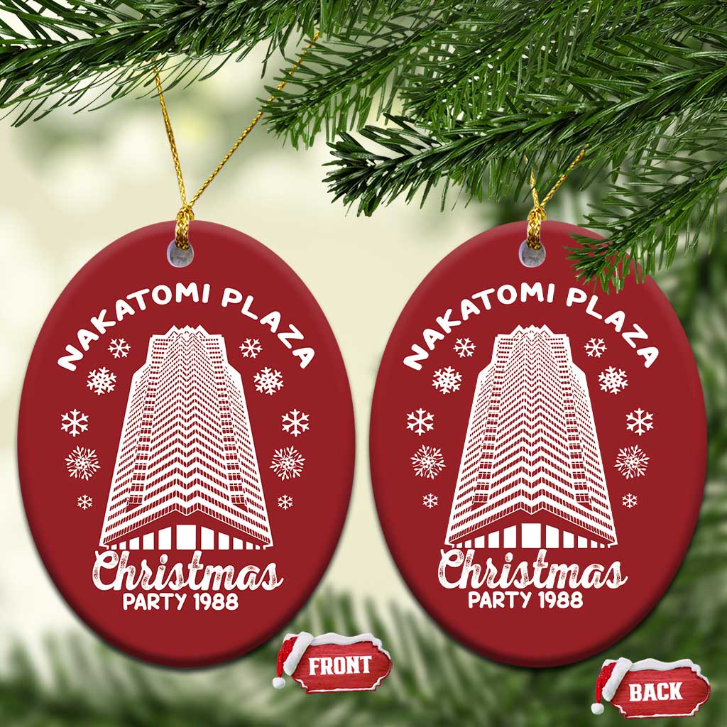 Nakatomi Plaza Party 1988 Classic Christmas Ornament Xmas Gift TS10