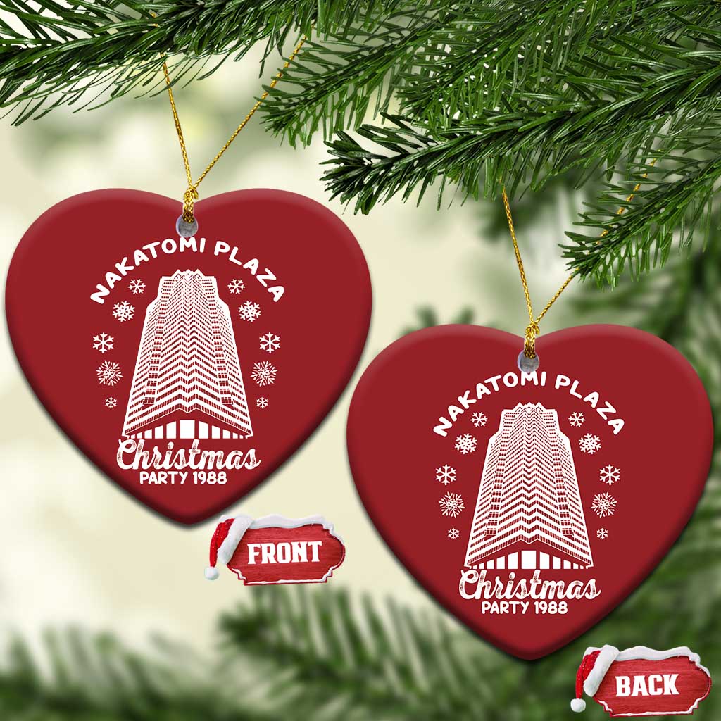 Nakatomi Plaza Party 1988 Classic Christmas Ornament Xmas Gift TS10
