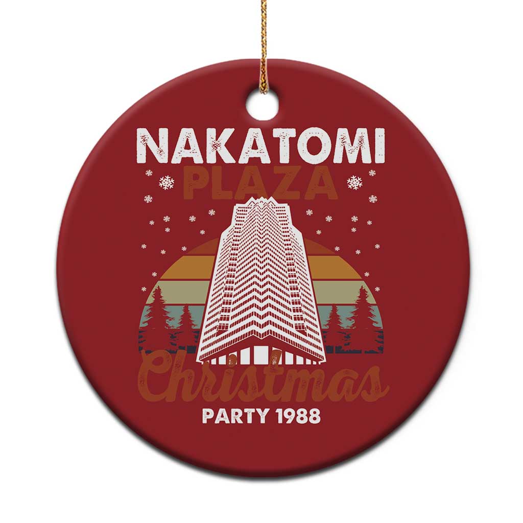 Nakatomi Plaza Party 1988 Christmas Ornament Xmas Gift TS10