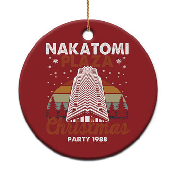 Nakatomi Plaza Party 1988 Christmas Ornament Xmas Gift TS10