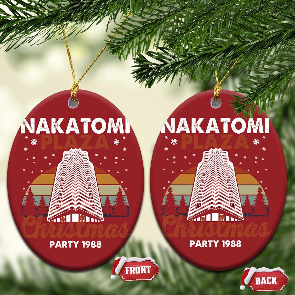 Nakatomi Plaza Party 1988 Christmas Ornament Xmas Gift TS10
