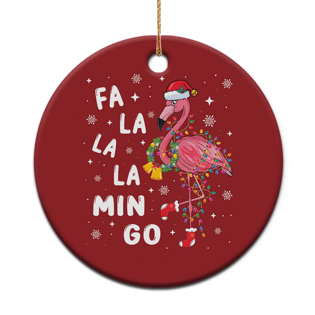 Flamingo Christmas Ornament Hawaii Christmas Xmas Lights Tree TS10