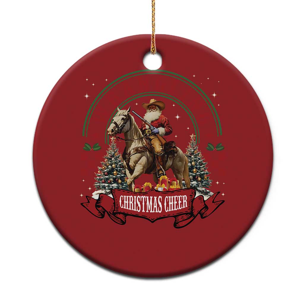 Western Christmas Ornament Howdy Country Christmas Horse Xmas Cheer TS10