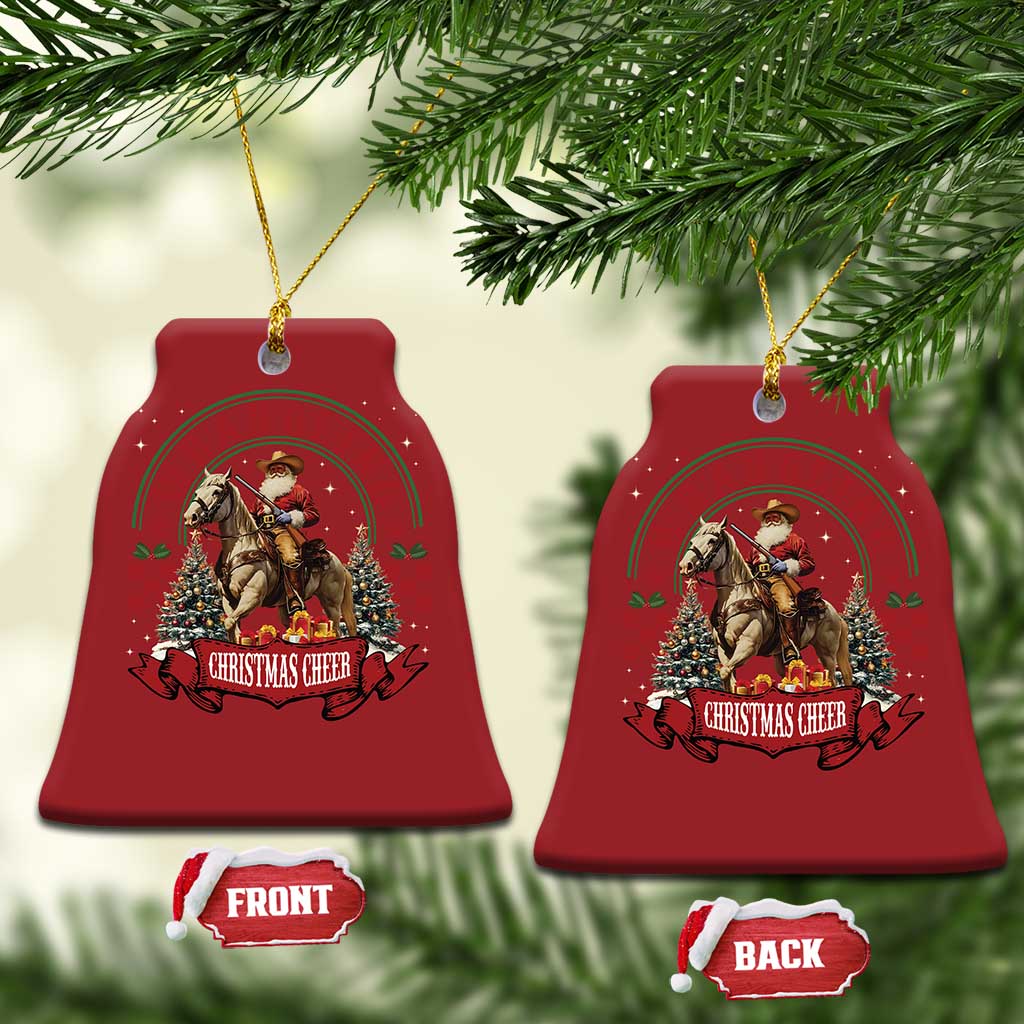 Western Christmas Ornament Howdy Country Christmas Horse Xmas Cheer TS10