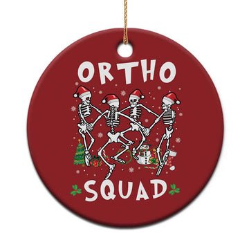 Funny Xmas Ortho Nurse Christmas Ornament Xmas Dancing Skeleton Orthopedics PICU Icu Nurse Rn Crew TS10