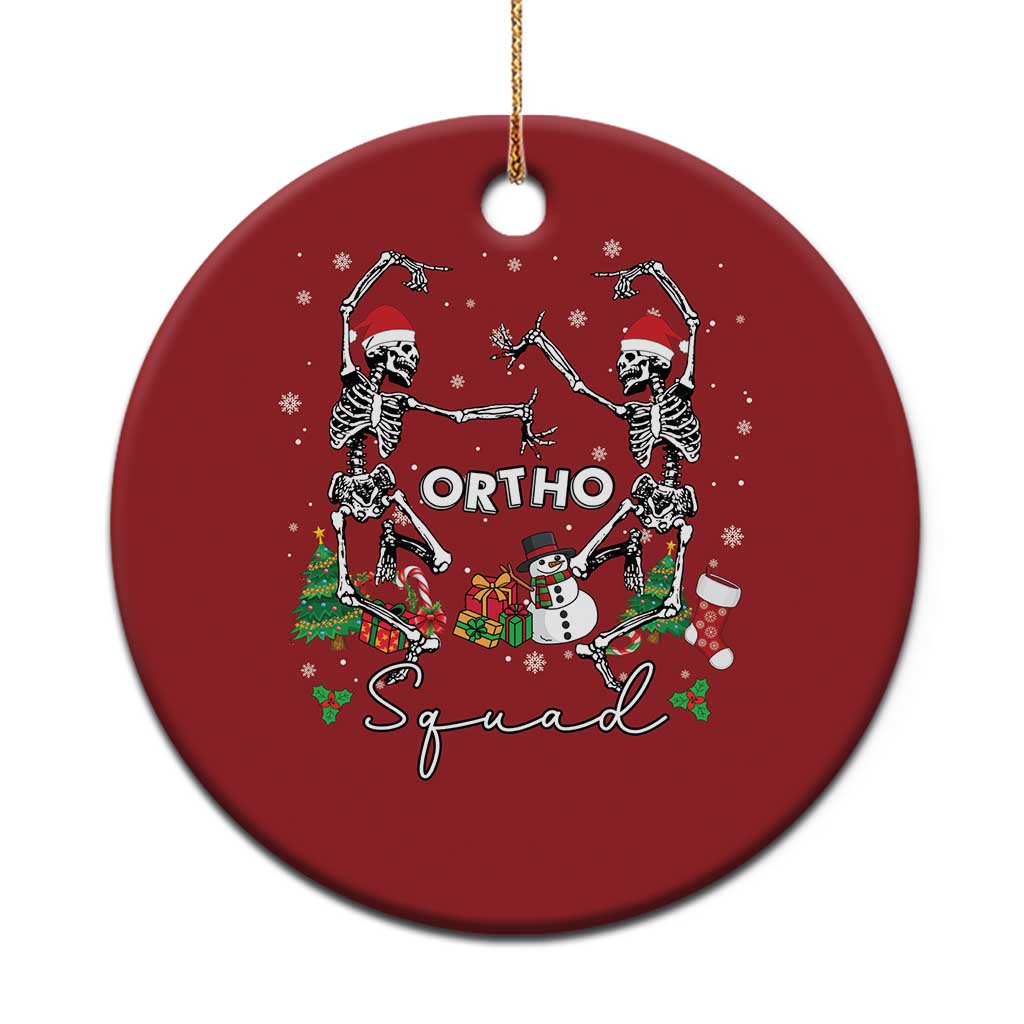 FunnyXmas Nurse Christmas Ornament Ortho Squad Dancing Skeleton Orthopedics PICU Icu Nurse Rn Crew TS10