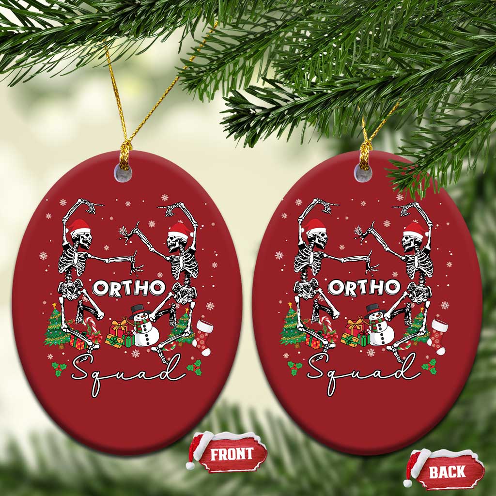 FunnyXmas Nurse Christmas Ornament Ortho Squad Dancing Skeleton Orthopedics PICU Icu Nurse Rn Crew TS10