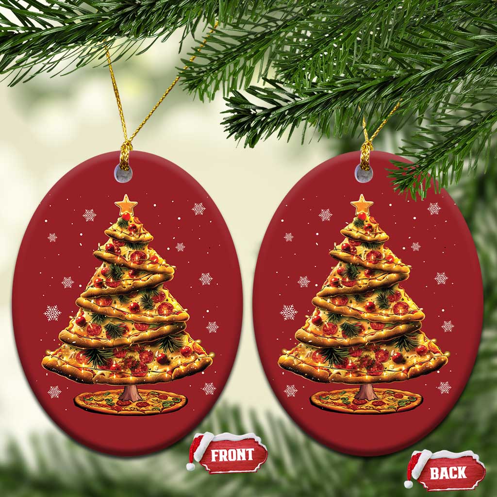 Pizza Xmas Tree Christmas Ornament Xmas Gifts Kids TS10