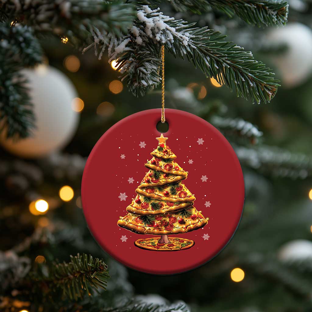 Pizza Xmas Tree Christmas Ornament Xmas Gifts Kids TS10