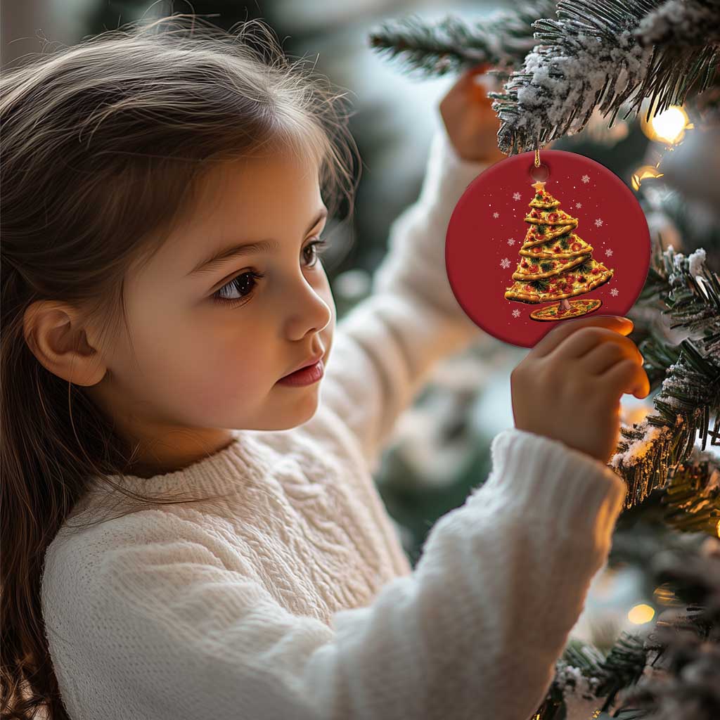 Pizza Xmas Tree Christmas Ornament Xmas Gifts Kids TS10