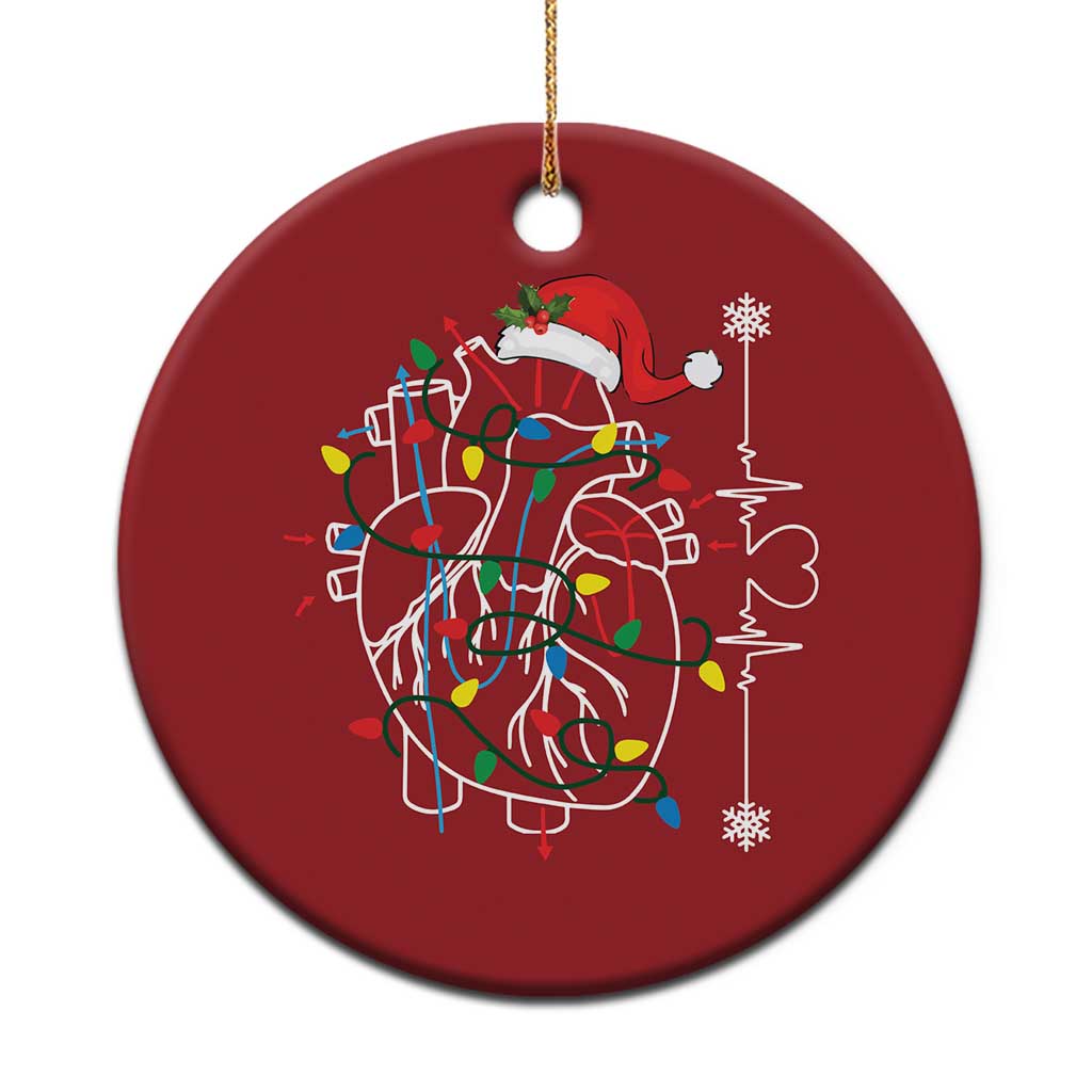 Xmas Cardiac Nurse Christmas Ornament Anatomical Xmas Heart Anatomy TS10