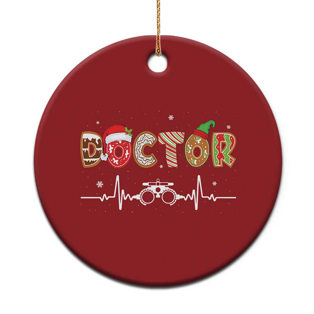 Xmas Optometry Christmas Ornament Ophthalmologist Optometrist Eye Doctor Nurse Gift TS10