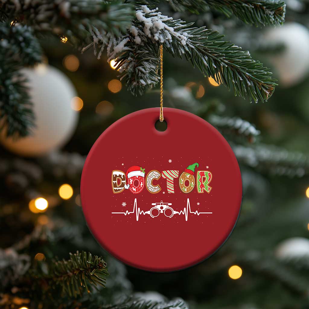 Xmas Optometry Christmas Ornament Ophthalmologist Optometrist Eye Doctor Nurse Gift TS10