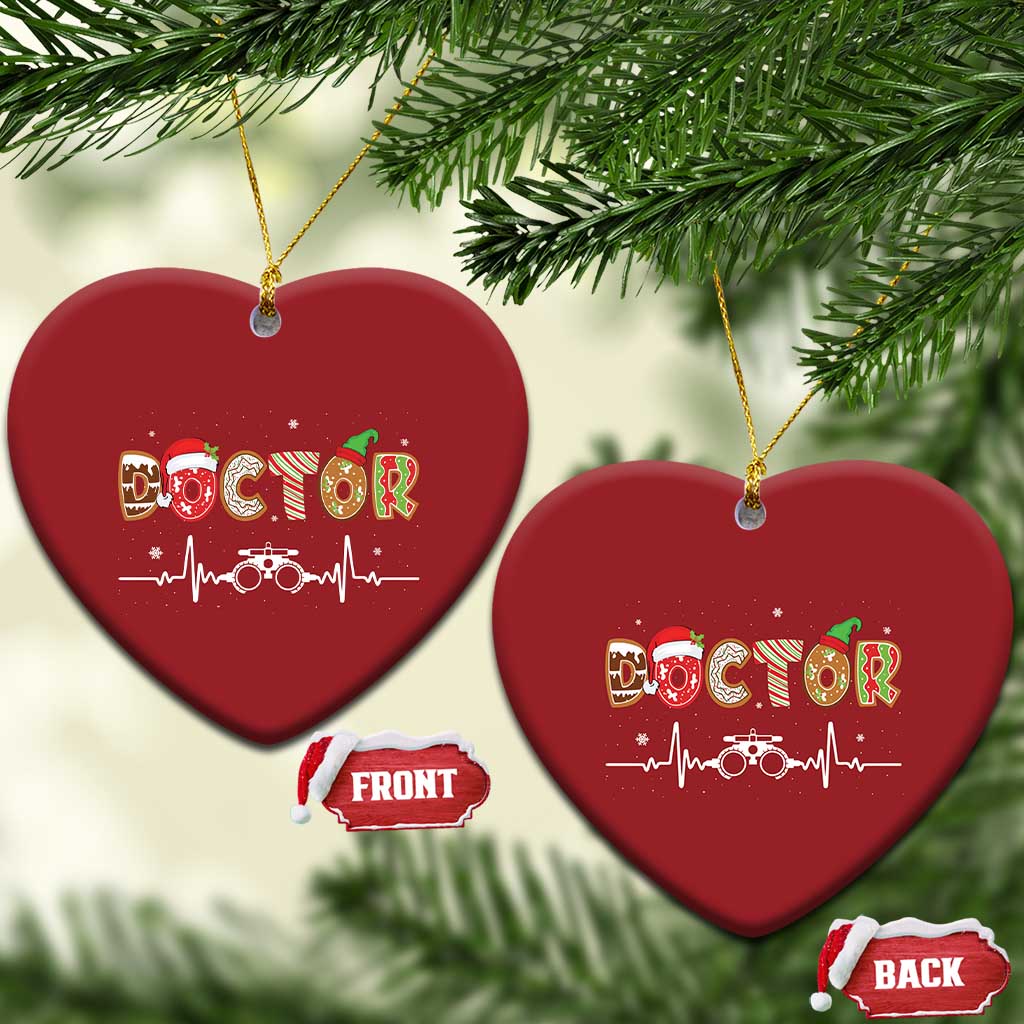 Xmas Optometry Christmas Ornament Ophthalmologist Optometrist Eye Doctor Nurse Gift TS10