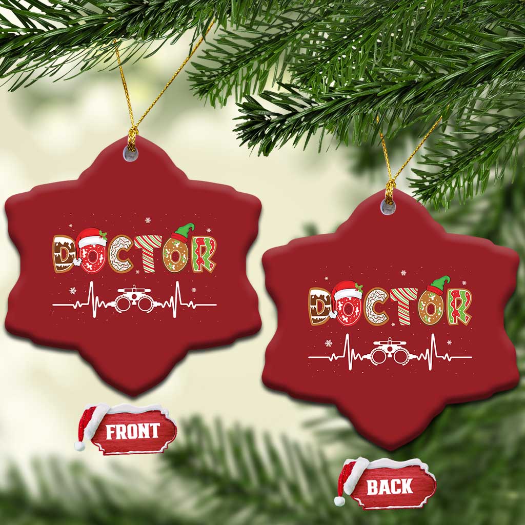 Xmas Optometry Christmas Ornament Ophthalmologist Optometrist Eye Doctor Nurse Gift TS10