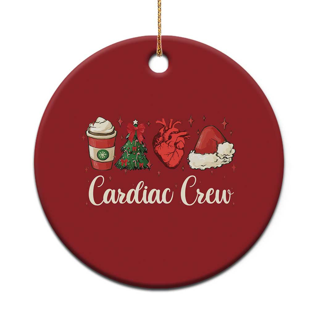 Xmas Cardiac Nurse Christmas Ornament Cardiac Crew Anatomical Xmas Heart Anatomy Tree Bow TS10