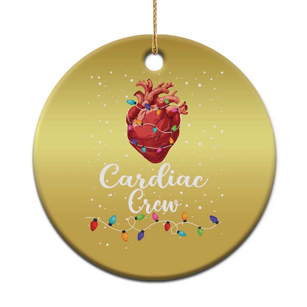 Christmas Cardiac Nurse Christmas Ornament Cardiac Crew Anatomical Anatomy Xmas Heart With Lights TS10