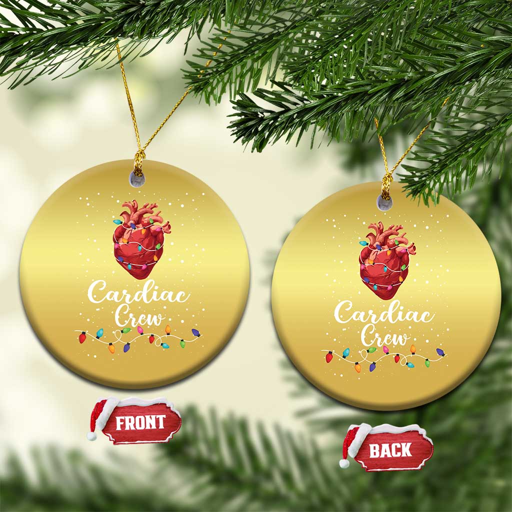 Christmas Cardiac Nurse Christmas Ornament Cardiac Crew Anatomical Anatomy Xmas Heart With Lights TS10