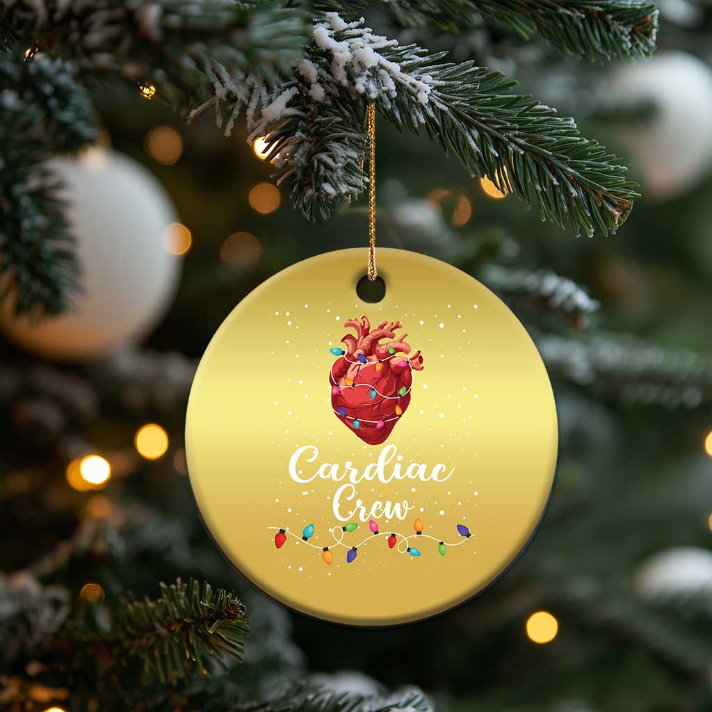Christmas Cardiac Nurse Christmas Ornament Cardiac Crew Anatomical Anatomy Xmas Heart With Lights TS10