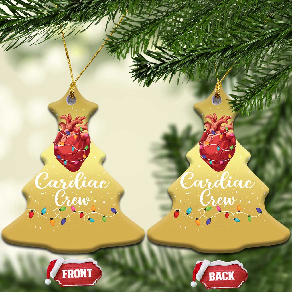 Christmas Cardiac Nurse Christmas Ornament Cardiac Crew Anatomical Anatomy Xmas Heart With Lights TS10
