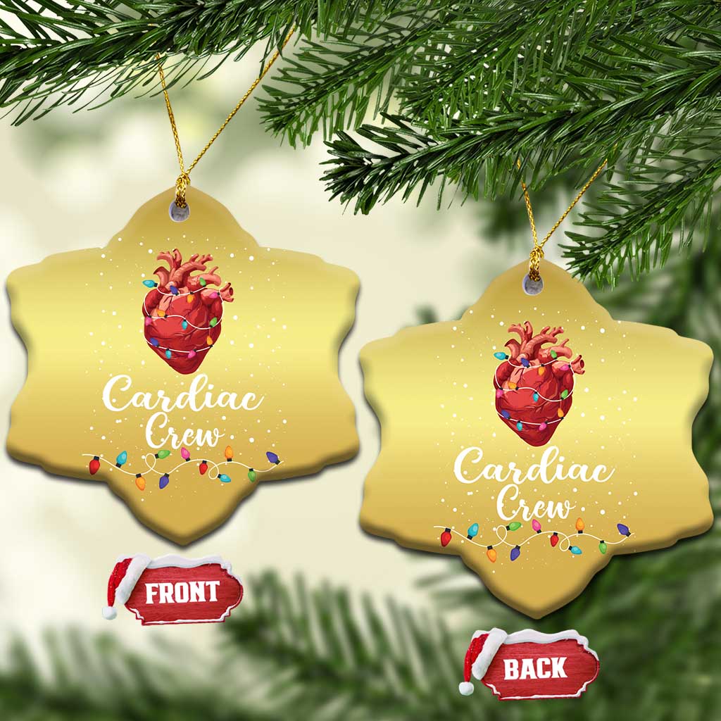 Christmas Cardiac Nurse Christmas Ornament Cardiac Crew Anatomical Anatomy Xmas Heart With Lights TS10