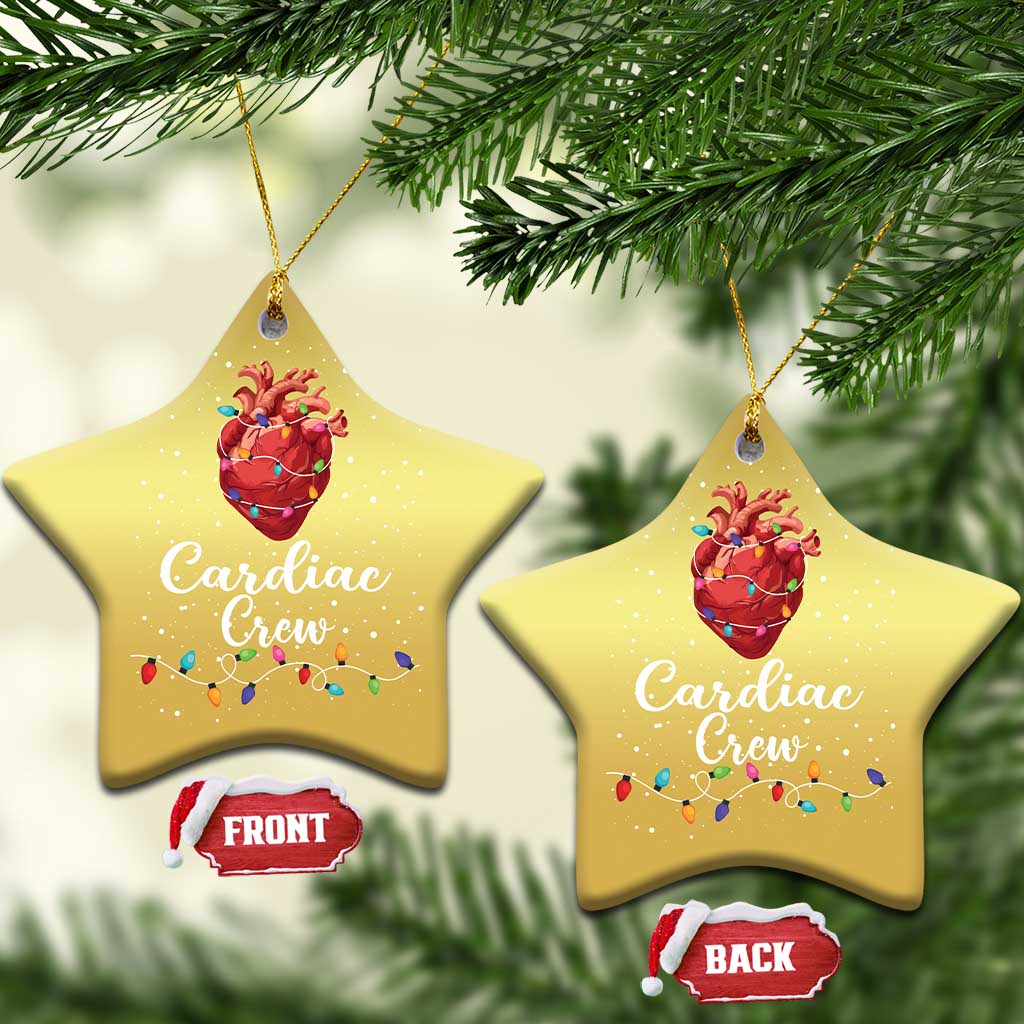 Christmas Cardiac Nurse Christmas Ornament Cardiac Crew Anatomical Anatomy Xmas Heart With Lights TS10