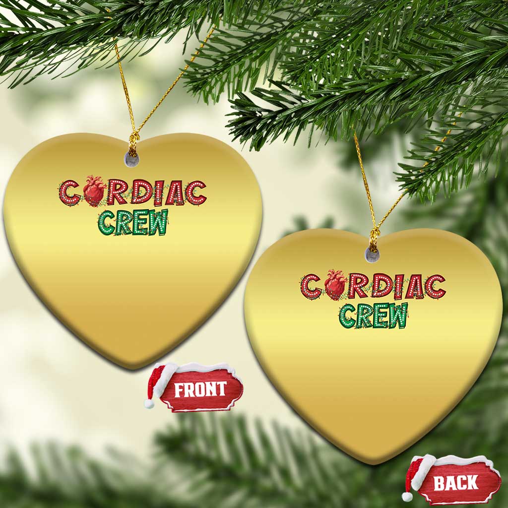 Xmas Cardiac Nurse Christmas Ornament Cardiac Crew Anatomical Xmas Heart Anatomy Nurse Gift TS10