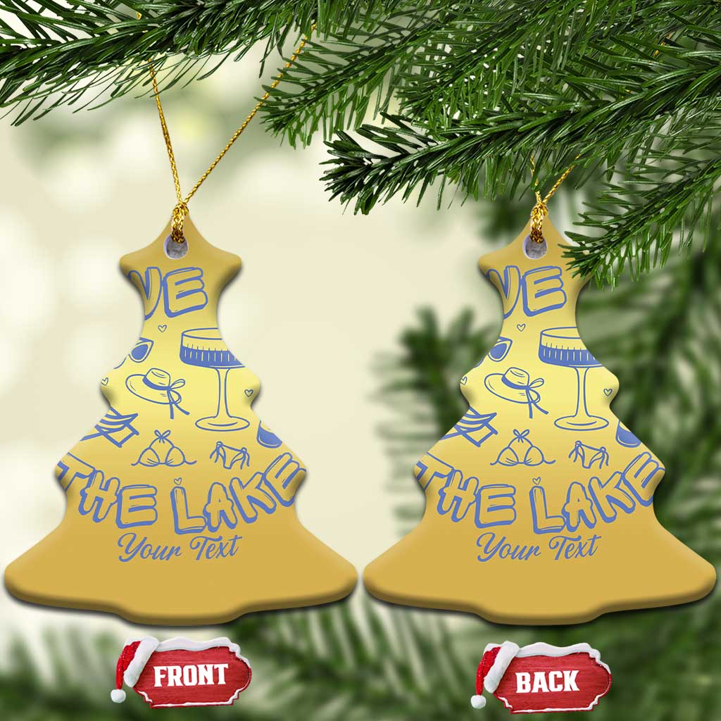 Love on the Lake Bachelorette Christmas Ornament Custom Camp Bach Party TS10