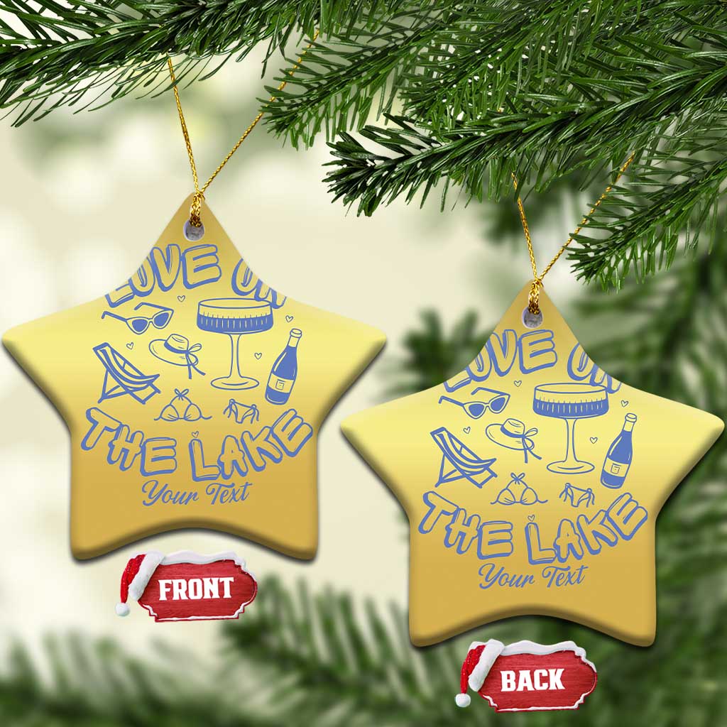 Love on the Lake Bachelorette Christmas Ornament Custom Camp Bach Party TS10