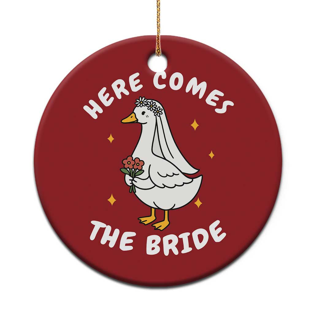Silly Goose Bride Christmas Ornament Funny Goose Lovers TS10