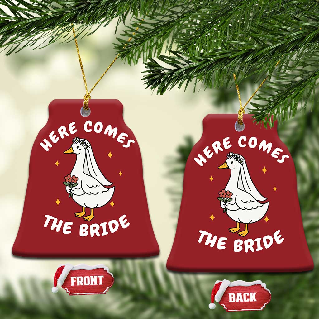 Silly Goose Bride Christmas Ornament Funny Goose Lovers TS10