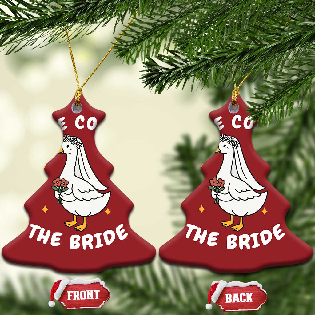 Silly Goose Bride Christmas Ornament Funny Goose Lovers TS10