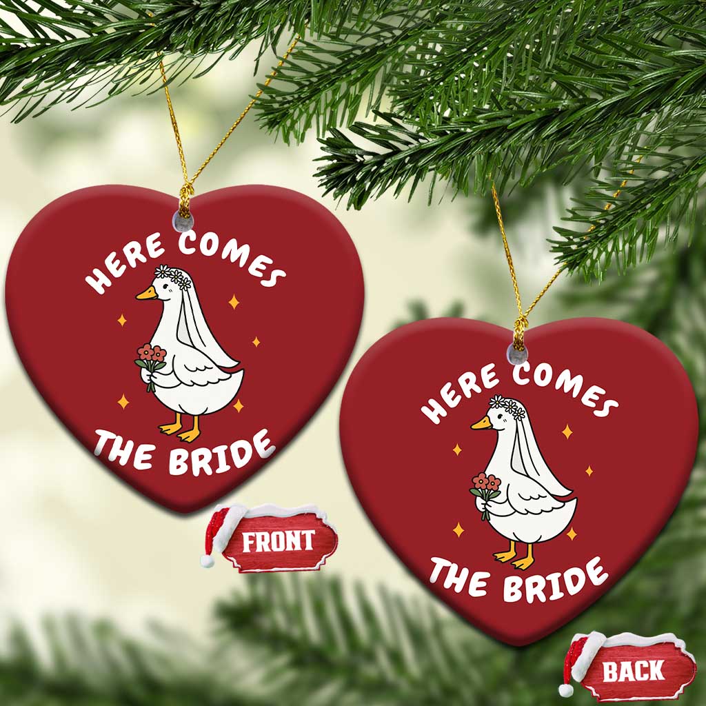 Silly Goose Bride Christmas Ornament Funny Goose Lovers TS10