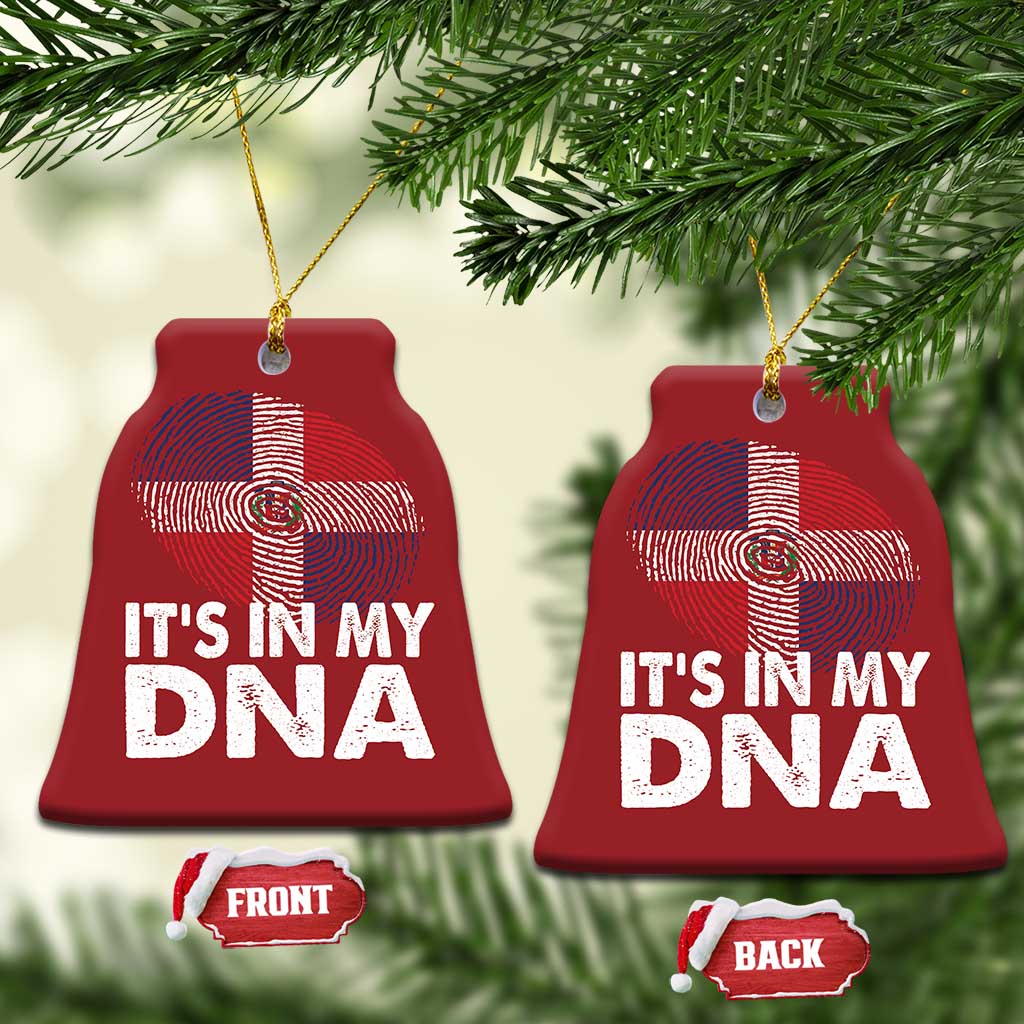 It's in My DNA Dominican Flag Christmas Ornament TS10
