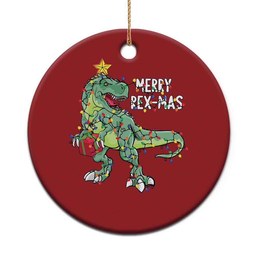 Dinosaur Xmas Tree Rex Christmas Ornament Merry Rex-Mas Xmas Pet Dino Trex TS10