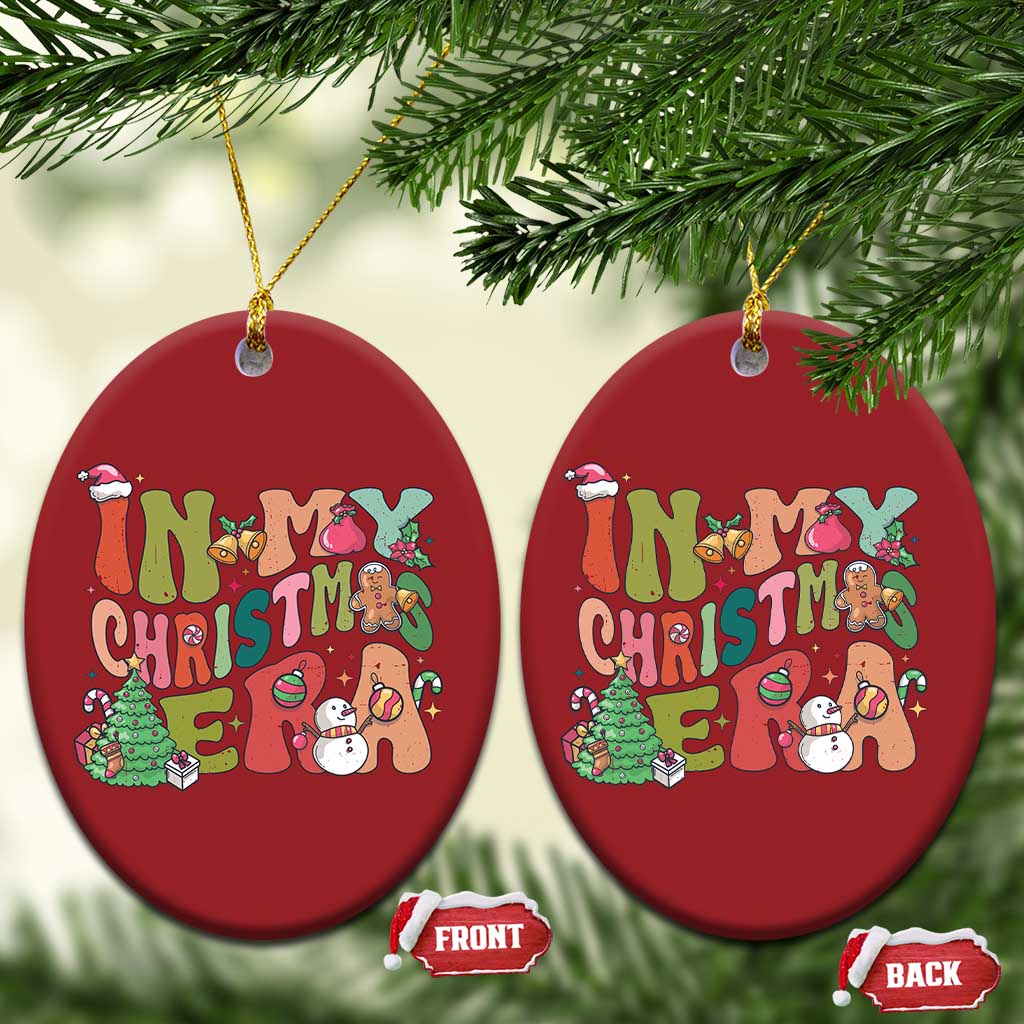 Cute Christmas Ornament Groovy Holiday In My Xmas Era TS10