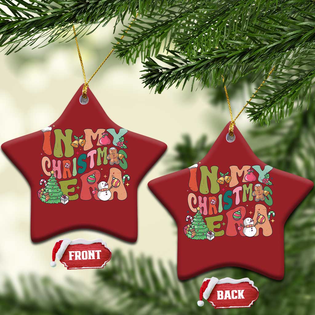 Cute Christmas Ornament Groovy Holiday In My Xmas Era TS10