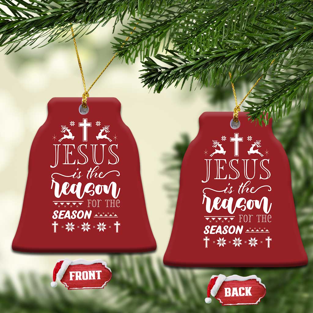 Christian Xmas Christmas Ornament Jesus Is The Reason For The Season Xmas Faith TS10