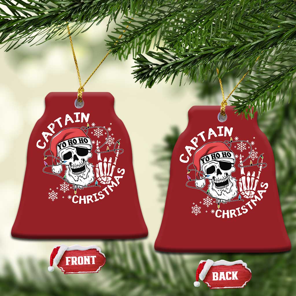Pirate Xmas Christmas Ornament Skull Skeleton Lights Pirates Caribbean Cruise TS10